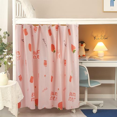 haozaikeji Vorhang für Bett Vorhänge Kinder Bettvorhang Etagenbett Betthimmel Hochbett Mädchen Jungen Bettzelt Schlafsaal Bettvorhänge Schlafzimmer Studentenwohnheim Vorhang Bett Zelt Umrandung