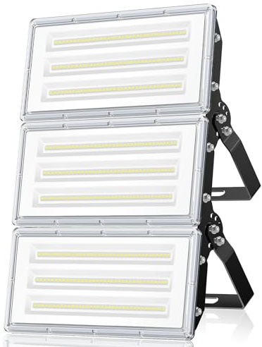 ANNIFUNLY Focos LED Exterior 300W 30000LM Potente Proyector Super Brillante | Blanco Frío Foco Proyector LED,IP67 Impermeable,IluminacióN De Seguridad,Floodlight Para Casa,Garaje,Terraza,Campo