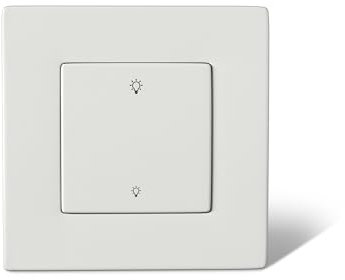 Amazon Basics Interruttore Dimmer intelligente, 1 via, compatibile con Alexa, nessun hub richiesto, Bianco, confezione da 1