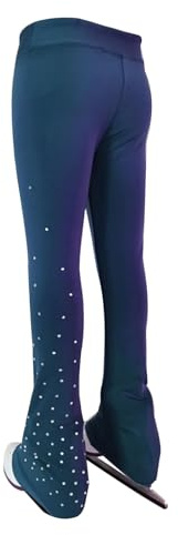 LIUHUO Eiskunstlaufhose für Mädchen, atmungsaktiv, elastisch, bequem