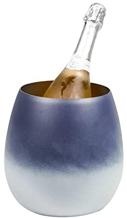 ZSLZXAHL High Face Value Ice Buckets Stainless Steel Buckets Creative Eggshell Insulated Ice Buckets Wine Cooler Bar, Beer, Red Wine, Liquor, Beverages Party/Pink