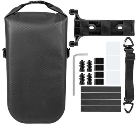 Gabeltasche, Reittasche, wasserdicht, Schnellentriegelung, Vorderradtasche, Schultertasche, 5,5 l, für Mountainbike, Rennrad, Zubehör