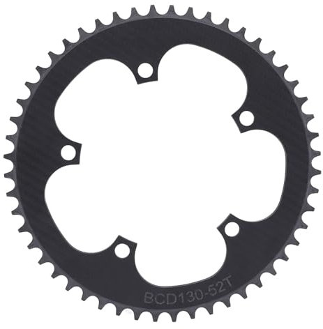 Fafeims Cycle -Kettenblatt Vollzarbyer 130BCD -Kettenrisse 52T 5 Löcher Straßenzyklus Klappzyklus Leichtes Design Leichtes Design