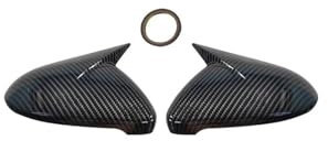 Seite Spiegel Kappen Für Golf 7 MK7 MK7.5 Für GTI Für R Für GTE Für GTD 2014-2019 Auto-Rückspiegelabdeckung Rückspiegelkappe(Carbon Fiber Pattern)