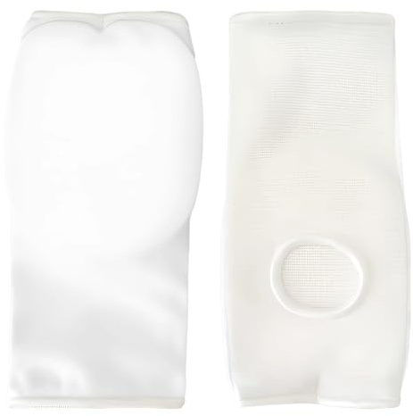 byepica Martial Arts Hand Pad, Boxing Hand Pad, White XL Breathable Cotton Knit Fabric, Lightweight Hand Protection for Karate, MMA, Sparring, Absorbs Shock