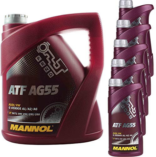 9 L MANNOL Hydrauliköl ATF AG55 Hydraulic Fluid Automatikgetriebeöl 11191869