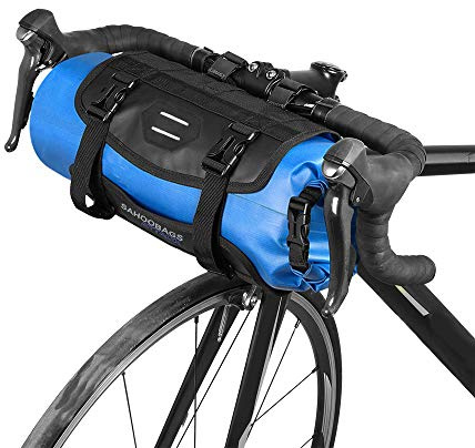 Lixada Borsa per Manubrio MTB Bici da Strada 3L-7L Regolabile con Chiusura a Rullo Impermeabile Borsa Anteriore per Bicicletta
