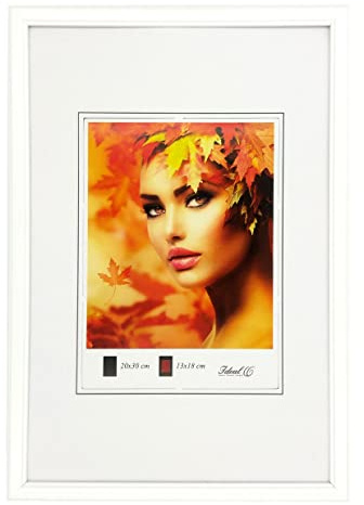 IDEAL TREND Eco Kunststoff Bilderrahmen Wanddeko Collage Poster Bilder Foto Rahmen: Farbe: Weiß | Format: 21x30