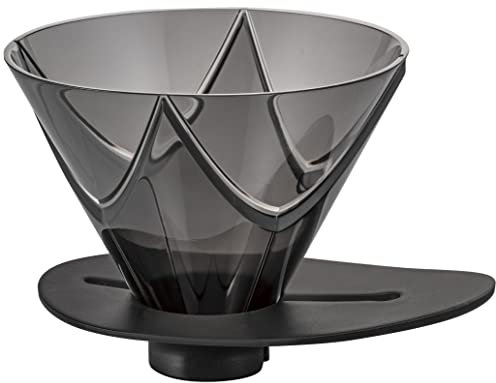 Hario V60 Mugen Kaffee-Tropfer, Größe 02, transparent schwarz