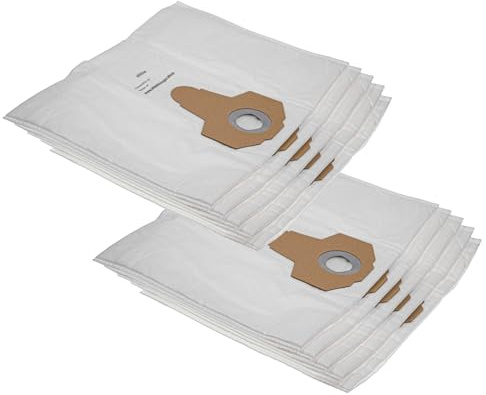 vhbw 10x sacchetto compatibile con Curtiss Jazz 20, Hydro Clean 22, Green Air, Fasnet NG III aspirapolvere - 45cm x 30cm