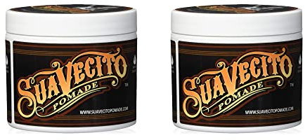 Suavecito Pomade Original Hold, Medium Hold Hair Pomade For Men, Medium Shine Water Based Wax, 4oz/113g x 2