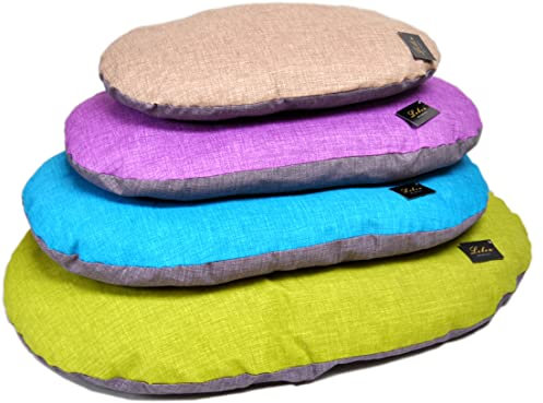 Lebon - Elli - Hundekissen/Hundebett - 4 Größen - Waschbar mit Reißverschluss - Made in EU (S)