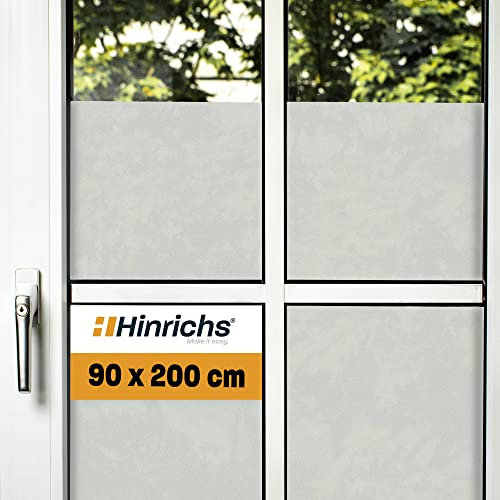 Hinrichs Pellicola Vetri Finestre 90 x 200 cm - Adesiva in Opaco - Privacy