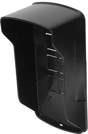 HEMOTON Cache de Sonnette en Plastique Noir Étanche pour Machine de Contrôle D'accès Extérieure, Protection Anti-pluie Solide pour Usage Domestique en Extérieur