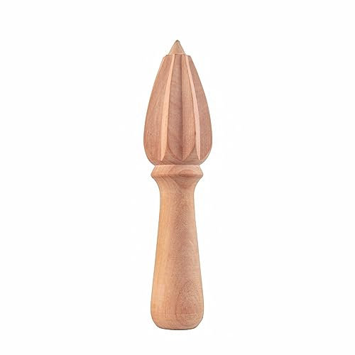 BAMBOONATUR Presse-agrumes en bois de BAMBU 15 cm