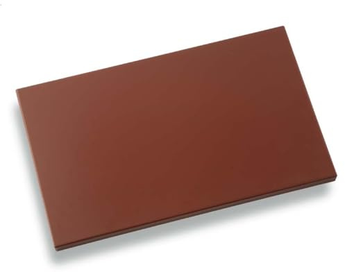 Louis Tellier - Planche à découper marron - 60x40cm, PE HD 500, 2cm | Code HACCP : légumes cuits, plats cuisinés ; épaisseur 2cm, PE HD 500, préserve le fil ; lave-vaisselle, hygiène pro