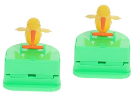 SHOWERORO 2stücke Toothpick Dispenser Vogel Zahnstocherbox Drucktyp Zahnstocherspender Für Büro Restaurant Und Niedliches Design Für Partys Und Täglichen Gebrauch