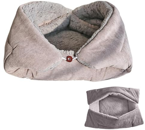 Katzenbetten für Indoor-Katzen, atmungsaktives, weiches Katzenkissen, Haustiersofas, Schlafversteck, waschbares, warmes Haus, Katzendecke für drinnen und draußen