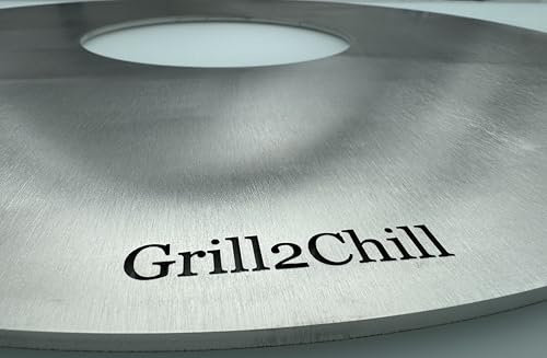 Acciaio inossidabile HighTech FIRERING/GRILLPLATTE/FUOCO/V2A 1.4301 per barbecue a sfera Ø 57 cm adatto per WEBER > Kettle, Master-Touch/NAPOLEON > NK22, PRO22/Outdoor CHEF > Arosa, Davos, Ascona,