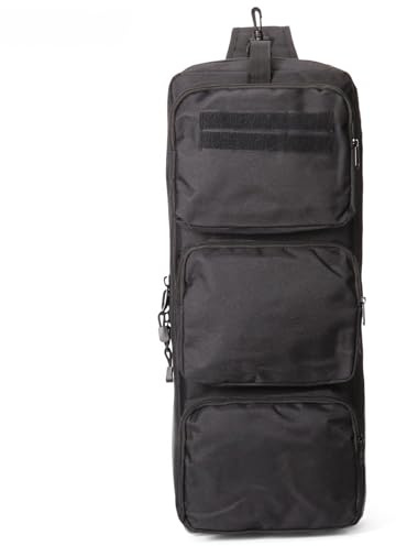 Bolsa de rifle, bolsa de rifle táctico plegable, bolsa táctica táctica de cremallera portátil para hombres, mochila táctica liviana con correa ajustable, mochila del ejército para caza al aire libre