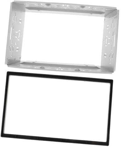 NUOBESTY 1Set Doppio Din Telaio Per Dvd e Auto Compatibile Con Dispositivi Audio Facile Installazione