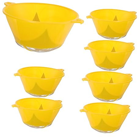 DIYEAH 10pcs Paint Strainer Mesh Funnels Reusable Plastic Filter for Oil and Water Based Paints Medium Size Fine Net for Food Residue Filtration
