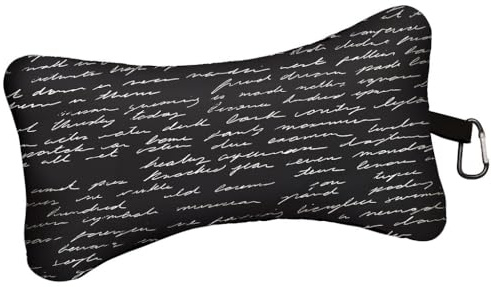 Moses. libri_x Mini-Lesekissen Classics – Nackenkissen für Reisen mit praktischem Karabiner, kompaktes Kissen für Auto, Flugzeug und Strandbesuch, Reisekissen mit ergonomischem Design