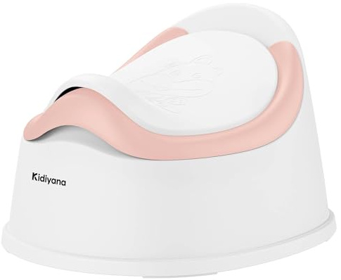 Kidiyana Kinder Töpfchen mit Deckel, Abhaltetöpfchen Baby, Kindertopf mit Spritzschutz, Kindertoilette unterwegs – TÜV geprüft, BPA-frei, Schadstofffrei, Rutschfest