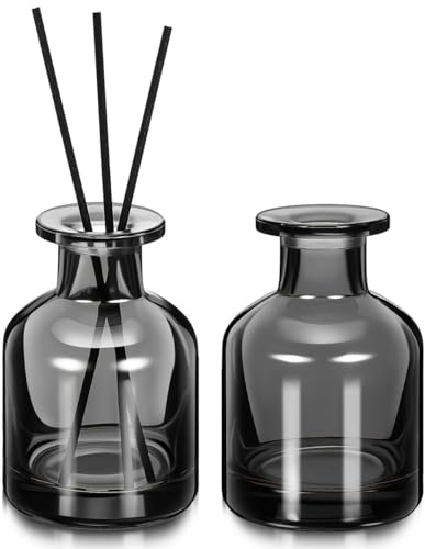 Didiseaon glasdiffusorflaschen leer: 2 Stück Leere Diffusorflasche Glas 150ml Glasflaschen für Raumduft Diffusor Leere Diffusorflasche Glas Diffusor Flaschen Behälter für Ätherische Öle Aromatherapie