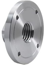 Piastra frontale for tornio for legno da 375 mm for piastra frontale for flangia mandrino for macchina for la lavorazione del legno filettata M33 1 pollice M18, 1 pz