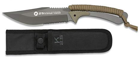 RUI K25 Honon Outdoor-Messer mit Paracord