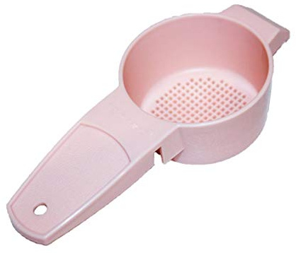 Tupperware Sifter Gadget - Colador de té pequeño, herramienta de cocina, color rosa Prosecco