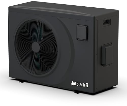 N NETSPA Pompe à Chaleur Piscine poolex jetblack Full inverter WiFi 7kw pour piscines jusqu'à 45 m³