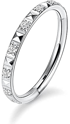 hengkaixuan 16G Septum Piericng Schmuck Nasenring Hoop Conch Ohrringe 316L Chirurgenstahl Conch Hoop Daith Jewellery Helix Ohrringe Knorpel Lobe Piercing Schmuck für Damen Herren