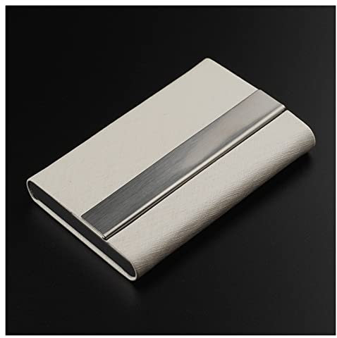 Visitenkartenetui Herren Großkapazitätsgeschäft portable personalisierte kreative Kartenbox Aufbewahrungsbox Metalldame Business Card-Business-Visitenkartenkasten Visitenkartenhalter ( Color : D )