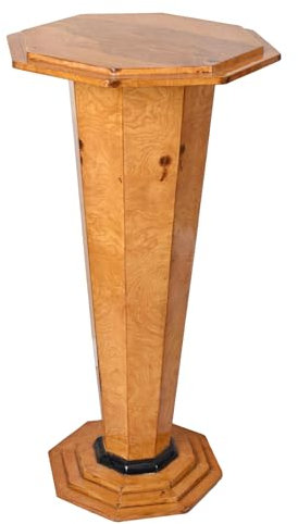 Blumensäule Art Deco Tisch Säule Wurzelholz Beistelltisch Braun Flurtisch 82cm cat012 Palazzo Exklusiv