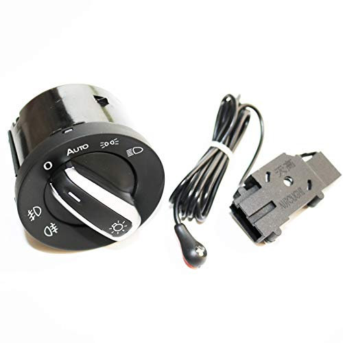 ZIxmix Car Headlight Switch Scheinwerferschalter und Autoscheinwerferschaltersensor/Passend for Golf 5 6 / Passend for Passat B6 B7 CC Touran J Etta MKV Headlight Switch (Color : One Set)