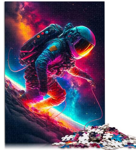 2000-teiliges Puzzle für Erwachsene, Surfen mit Außerirdischen, anspruchsvolles Spiel, Geschenke, Geburtstagsgeschenk, Geschenke 27,56 x 39,37 Zoll für Teenager ab 14 Jahren
