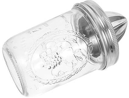 HOLIDYOYO Spremiagrumi Manuale in Acciaio Per Frutta in Lattina, Spremiagrumi Per Agrumi e Succo Fresco Da 480ml, Pratico Utensile Per Uso Domestico e Bevande Naturali