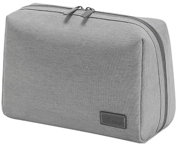 Kulturbeutel Damen Schminktasche Kosmetiktasche Make up Tasche Travel Cosmetic Organizer für Frauen Mädchen(Groß,Grey)