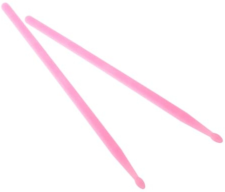 Leucht Drumsticks 5a, 1 Paar Nylon Drumsticks in Rosa | Schlagzeugset und E-drums, Ergonomische Form mit Angenehmem Griff, Zubehör für Drummer