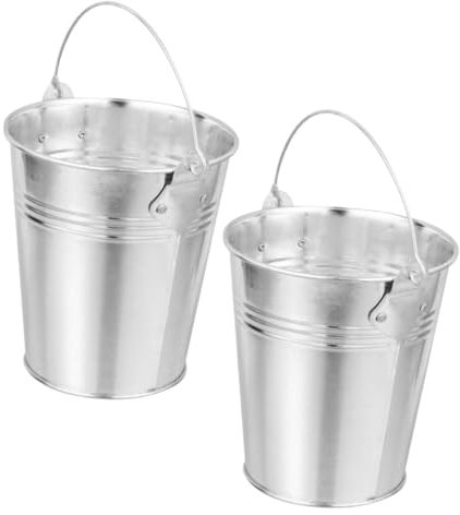 HAKIDZEL 2pezzi Secchio Raccogligoccia in Resistente al Calore per Barbecue all Aperto Accessorio Versatile per Campeggio per Raccolta Olio Efficiente