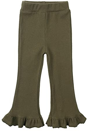 Générique Byxor kostym flicka hög midja utsvängda slimmande ben casual byxor lång klocka botten byxor kostym flicka chic stor storlek, Jn, 7-8 ans