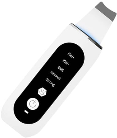 Skin Scrubber Spatola Viso Strumento Detergente Viso | Dispositivo Ultrasonico 26000Hz Impermeabile con 5 Modalità per Pulizia del Viso Uomo e Donna