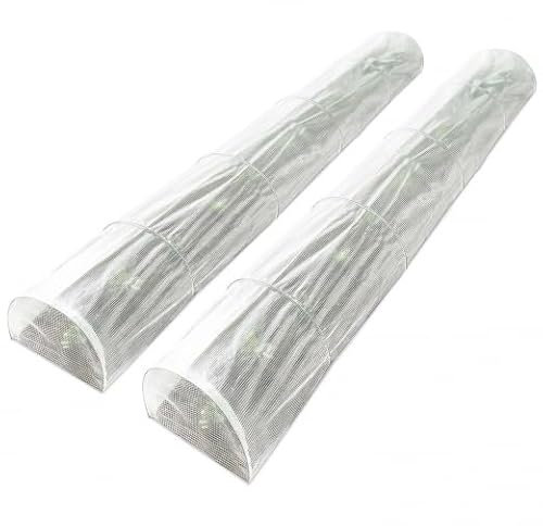 IDMarket - Set di 2 tunnel di forzatura fisarmonica per tutte le stagioni Pro 5 m