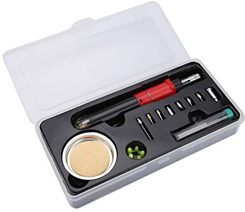 12 in 1 Profi Stifttyp Dual Function Butangas Lötkolben Set