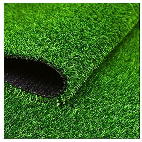 Kunstrasenteppich, Kunstrasen Rasenteppich, Gartenrasen, Kunstrasen Mit Hoher Dichte, Grüner Synthetik-Naturteppich, 20 Mm Florhöhe, for Haustierterrasse, Garten, Rasen, Landschaft (Size : 1.5x4m)