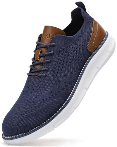SVNKE Men’s Oxford Shoes Formal Walking Shoes Dress Shoes Classic Non Slip Business Casual Shoes Lace Up Lightweight Sneaker