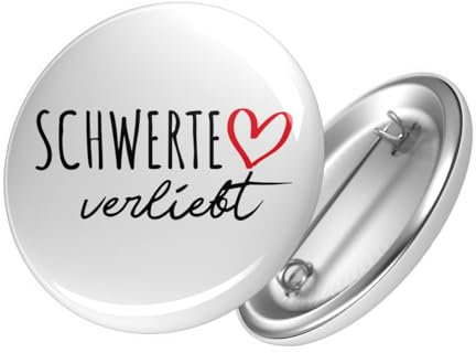 Huuraa Button Schwerte verliebt Geschenk