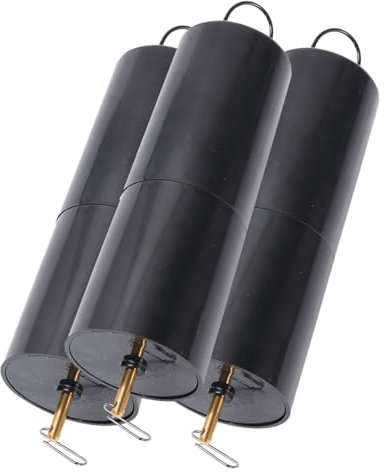 Milisten 3pcs Hanging Windchime Motors for Indoor Outdoor Ornament Spinners Battery Operated Cylindrical Cell Rotation Motor for Garden Patio Decoration